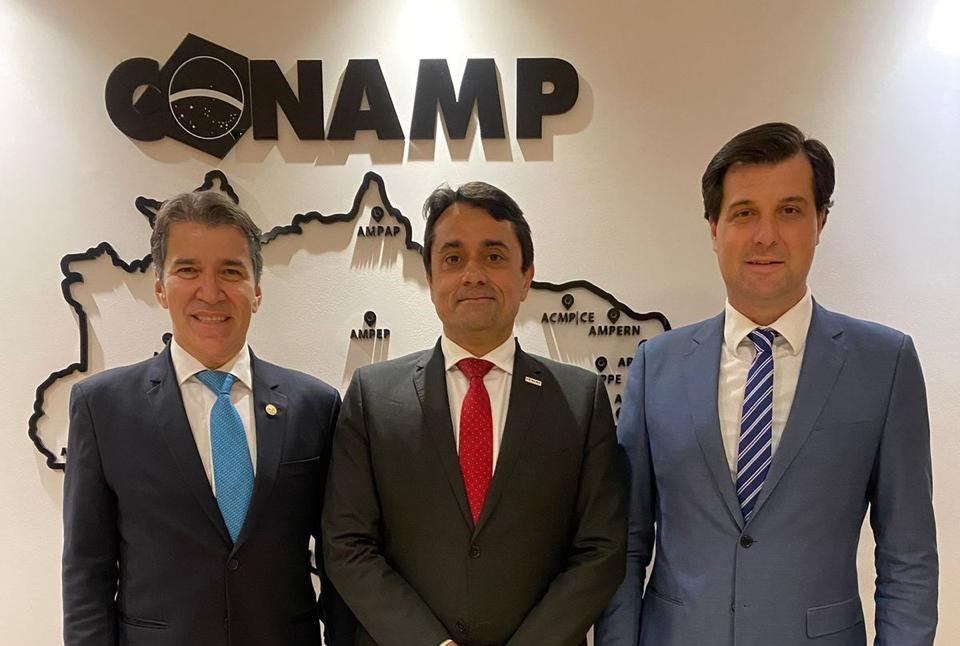 CONAMP recebe visita institucional do presidente do CNPG e do PGJ da Bahia